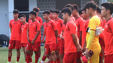 U19 Việt Nam tập phục hồi